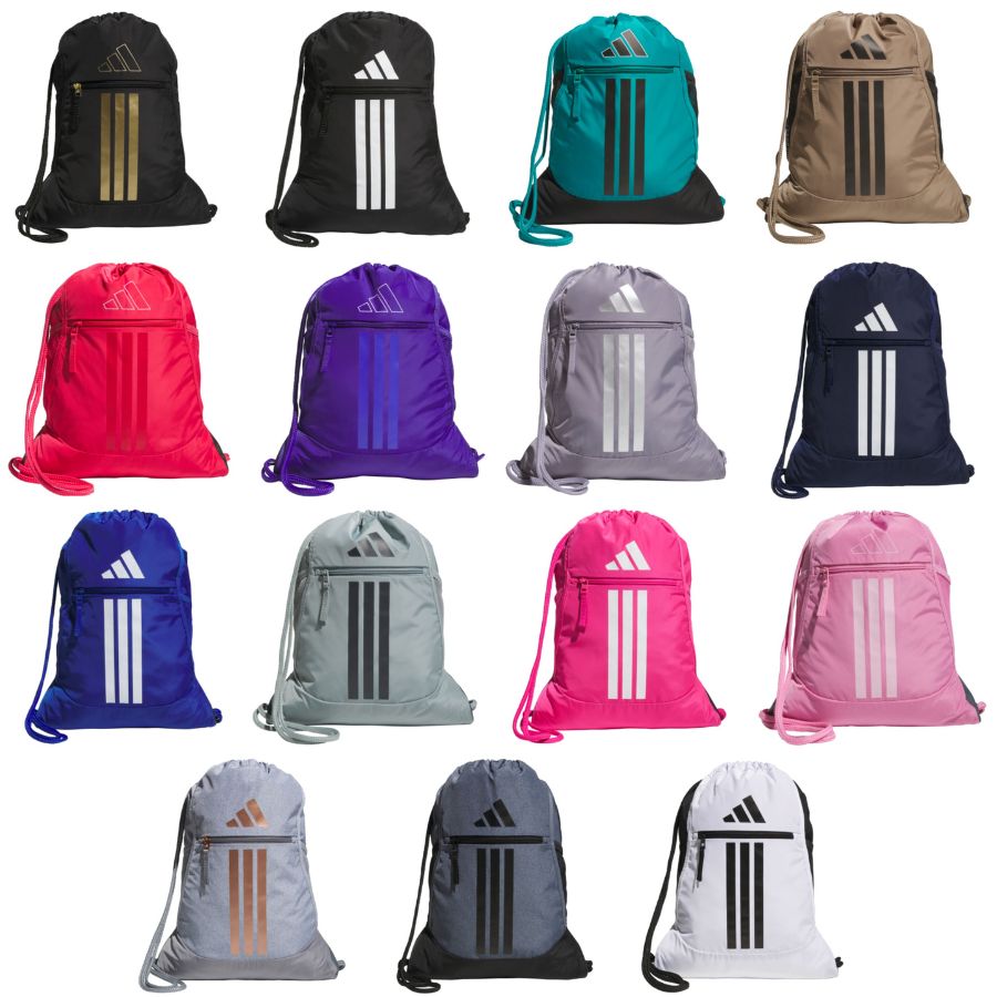 Adidas Alliance 3 Sackpack - 14"L x 2.25"W x 18.25"H