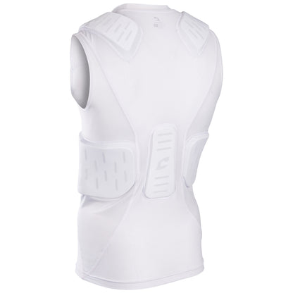 Rear view of the Champro Formation football undergarment displaying the 4-way stretch polyester and spandex fabric blend that ensures unrestricted mobility on the field.