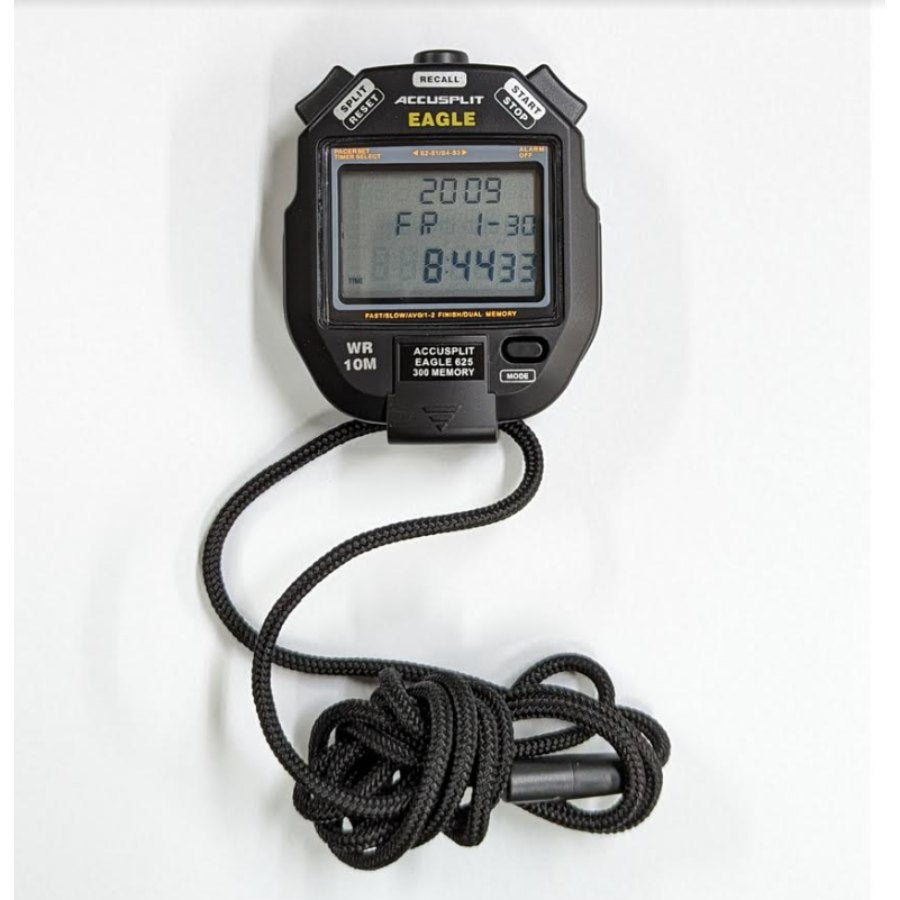 Accusplit AE625M300 - 300 Memory Stopwatch Timer / Pacer w/ Large 3 Line Display