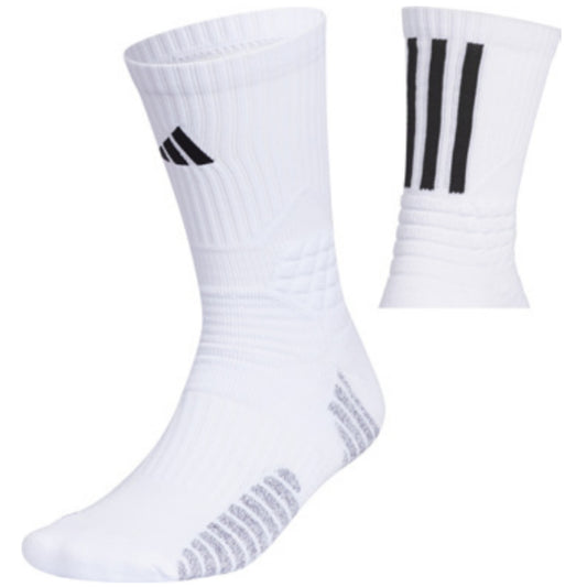 Adidas Select Basketball Crew Sock (Pair) Small / White/Black