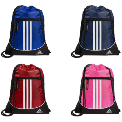 Adidas Alliance II Sackpack - 13.75"L x 1"W x 18"H Black/White