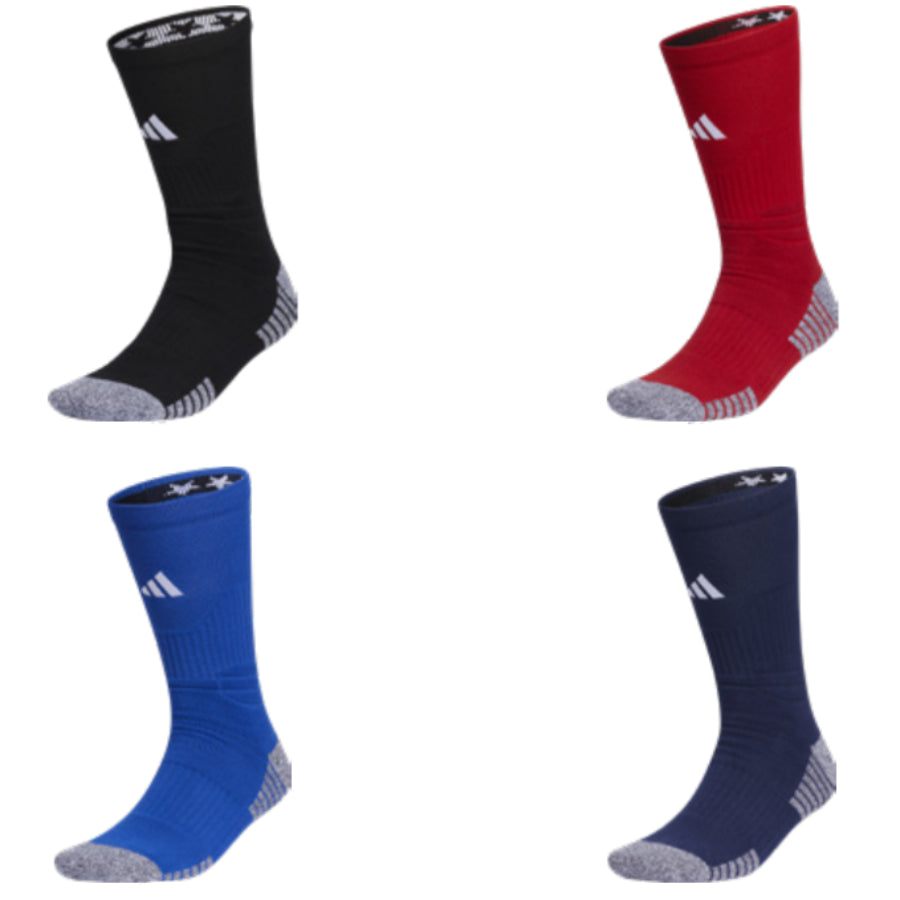 Adidas 5-Star team 2.0 Crew Sock (Pair) Medium / White/Black