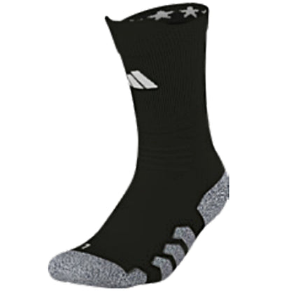 Adidas 5-Star Team Traxion 2.0 Crew Sock (Pair) Medium / White/Black/Clear Grey