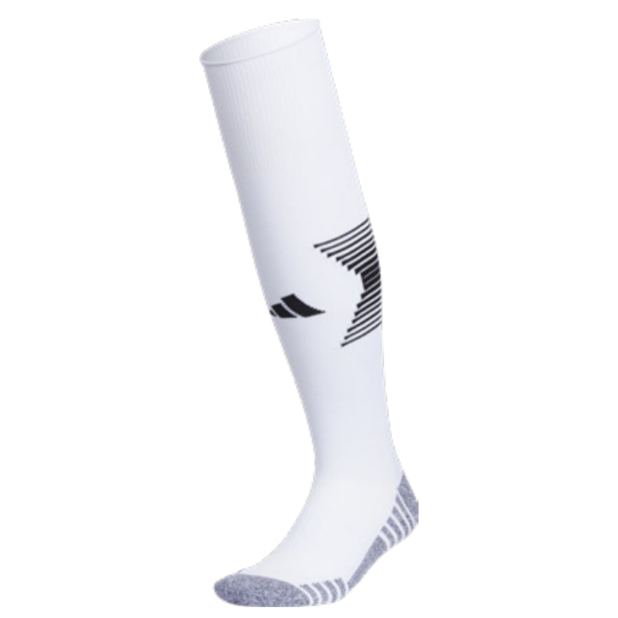 Adidas Team Speed 4 Soccer OTC Sock (Pair) Small / White/Black