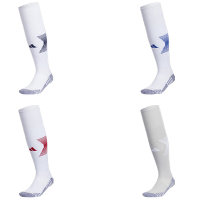 Adidas Team Speed 4 Soccer OTC Sock (Pair) Small / White/Black