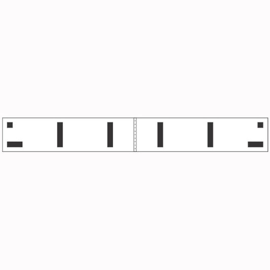 Stencils - Hash Mark Guide 1/16"  15' X 4'