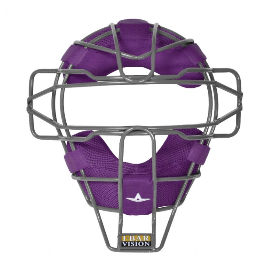 ALL-STAR FM25 Series Classic Traditional Hollow Steel Face Mask W/ LUC Pads Black