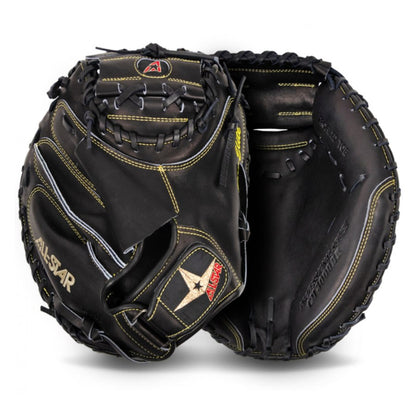 ALL-STAR CM3000SBK Pro Elite 33.5" Solid Black Catchers Mitt