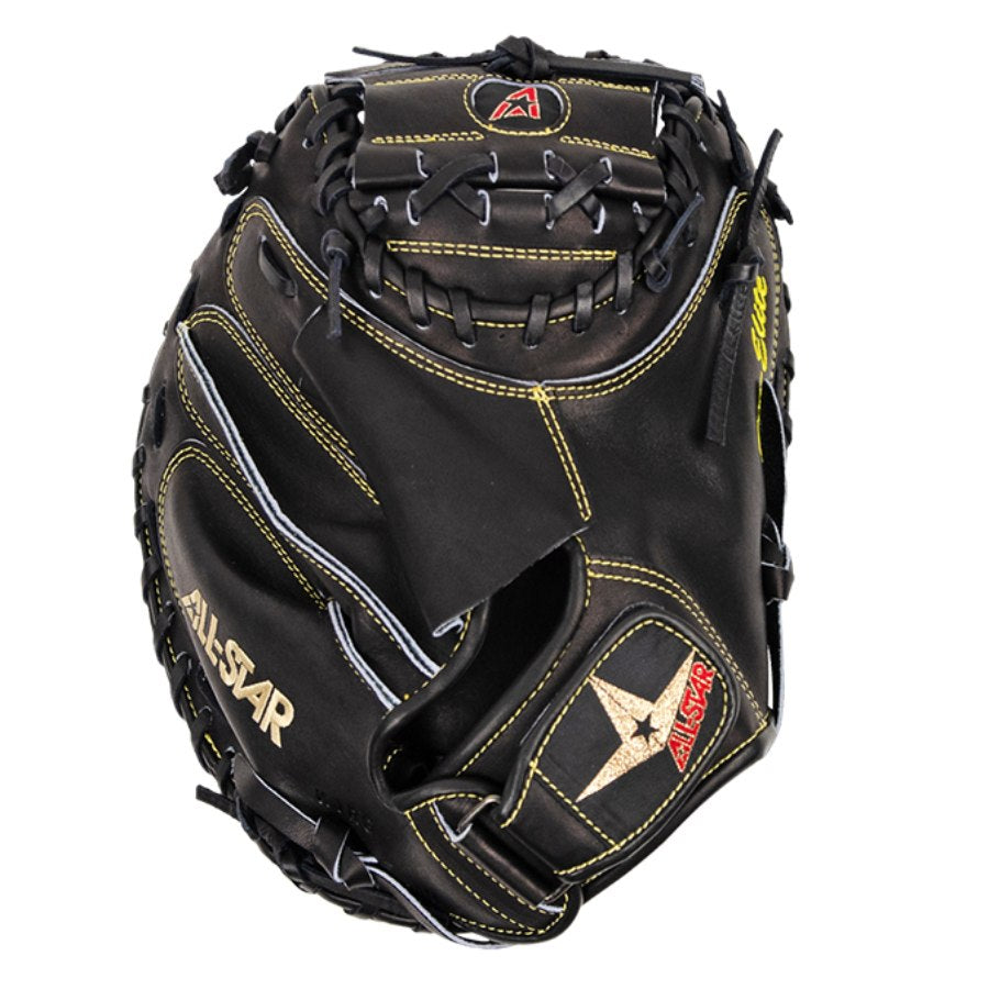 ALL-STAR CM3000SBK Pro Elite 33.5" Solid Black Catchers Mitt