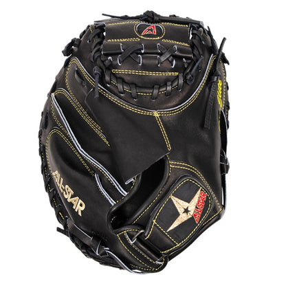 ALL-STAR CM3000SBK Pro Elite 33.5" Solid Black Catchers Mitt