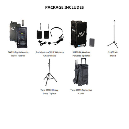 Amplivox Platinum Travel Partner Pa System