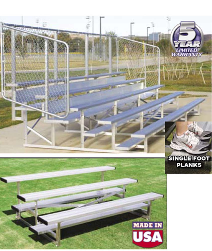 Stationary Aluminum Bleachers