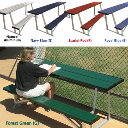 7 1/2' Scorers Table With Bench
