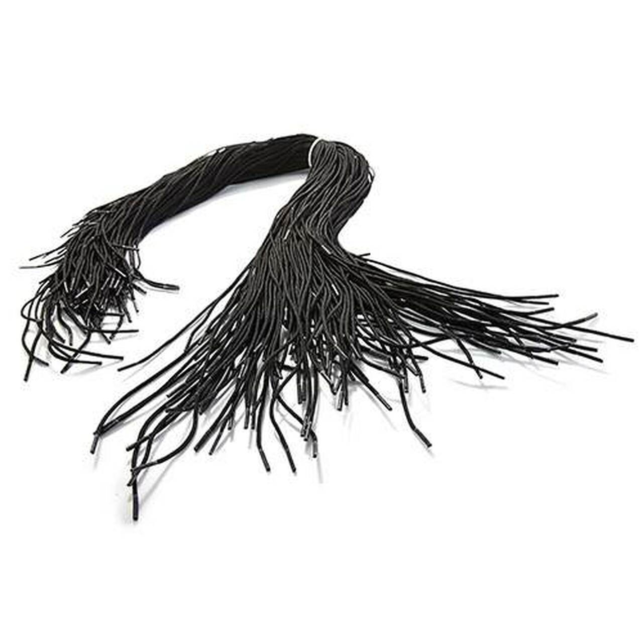 40" Round Shoulder Pad Laces Adult Length Pack 144 40" BLACK ROUND SHOULDER PAD LACES ADULT LENGTH