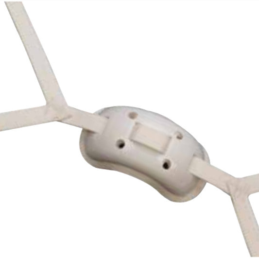 Football Helmet Pro 4-Point high Hook Up Chin Straps with Sewn Straps (Dozen Pack) Adult or Youth 11 Colors Youth MA16887 / White