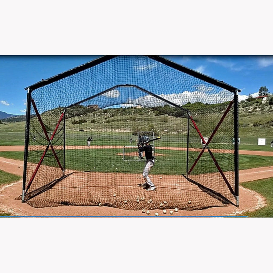 Batco Home Plate Batting Cage 12'H X 18'W X 15'L