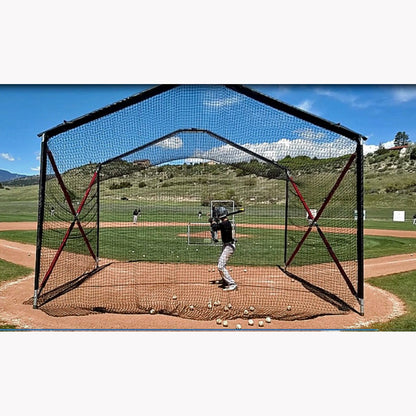 Batco Home Plate Batting Cage 12'H X 18'W X 15'L