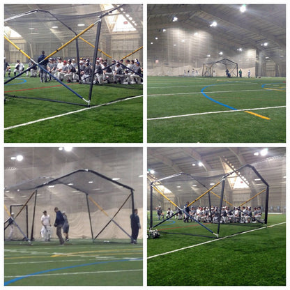 Batco Home Plate Batting Cage 12'H X 18'W X 15'L