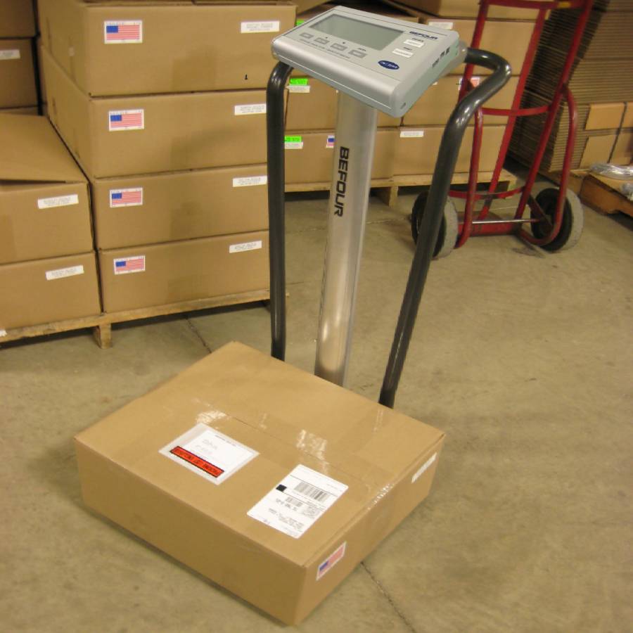Befour PS-8070 Tilt & Roll Handrail Scale - LCD Display