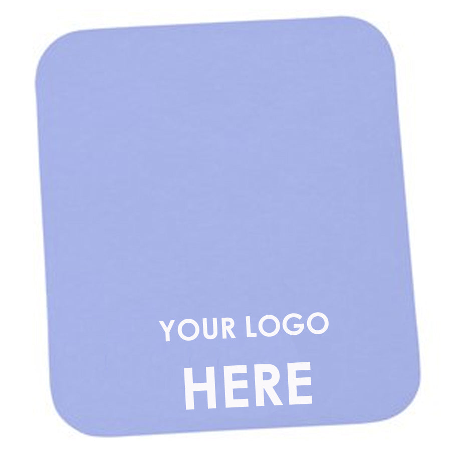 Custom Printed Chamois With Team Logo 8" Sqaure Blue