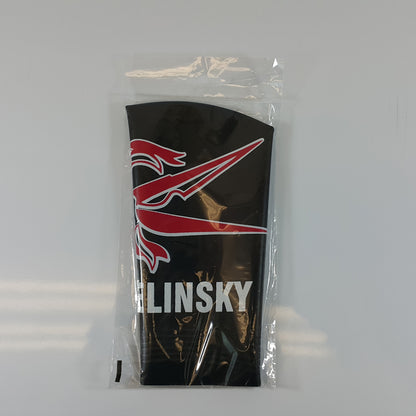 Custom 30 Gram Latex Swim Cap - 3 Color Logo White