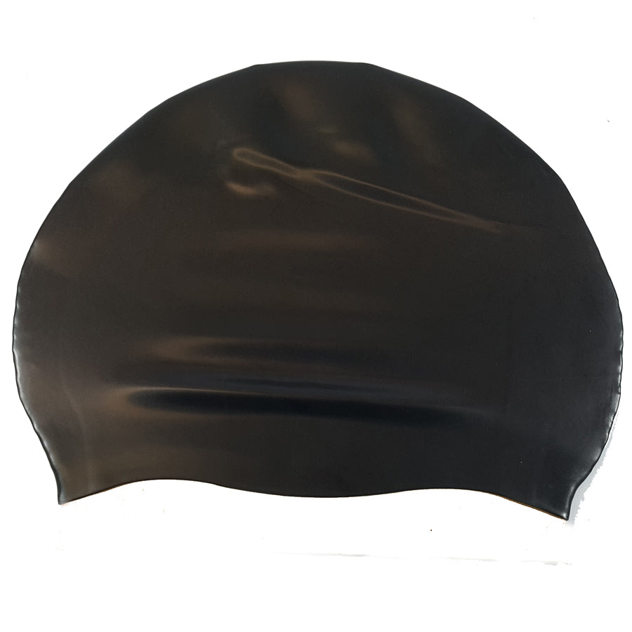 Silicone Swim Cap - Plain White