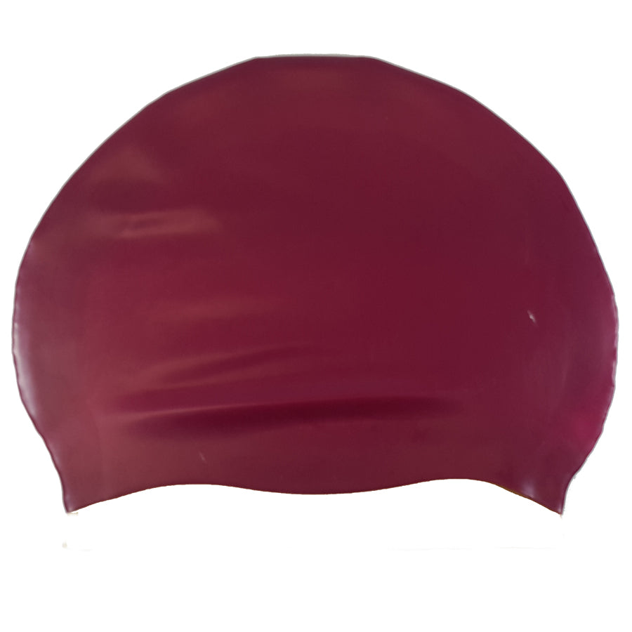 Silicone Swim Cap - Plain White