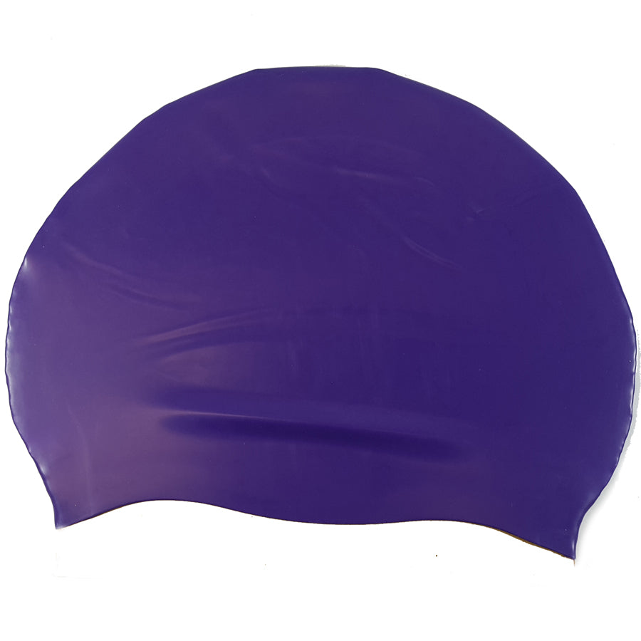 Silicone Swim Cap - Plain White