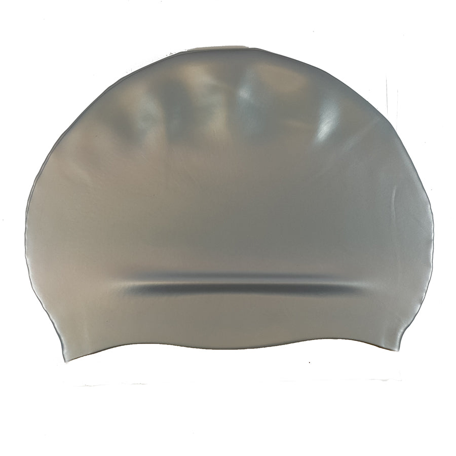Silicone Swim Cap - Plain White