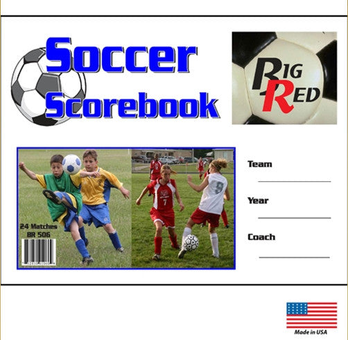 Big Red Soccer Scorebook