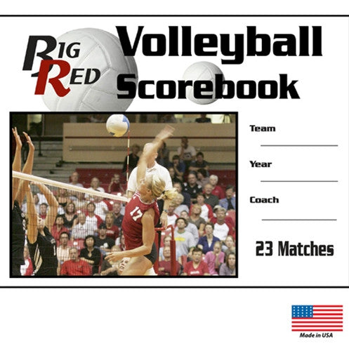 Big Red Volleyball Scorebook