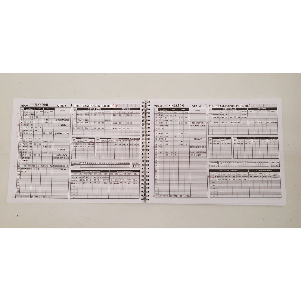 Big Red Football Stat Book 12 Games