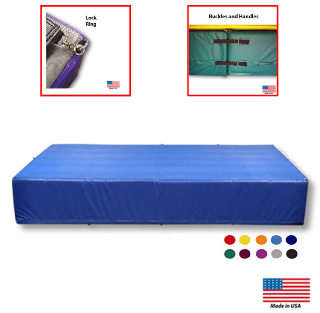 Blazer Elementary High Jump Pit 12'W X 6'L X 24"H Red