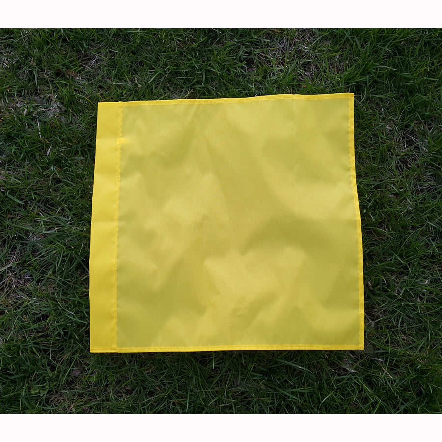 Directional Flag For Cross Country Course Marking Yellow Flag