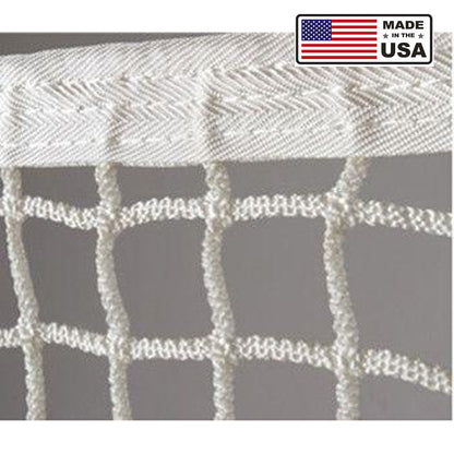 USA MADE OFFICIAL LACROSSE NETS - WHITE (PAIR)
