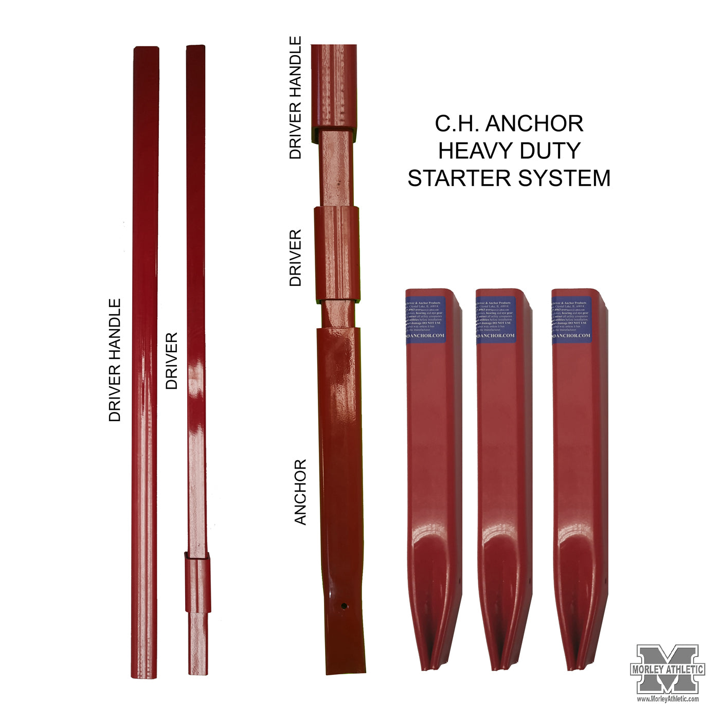 CH Anchors Starter System & Accessories 1 1/2" Heavy Duty Starter System