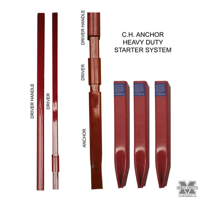 CH Anchors Starter System & Accessories 1 1/2" Heavy Duty Starter System