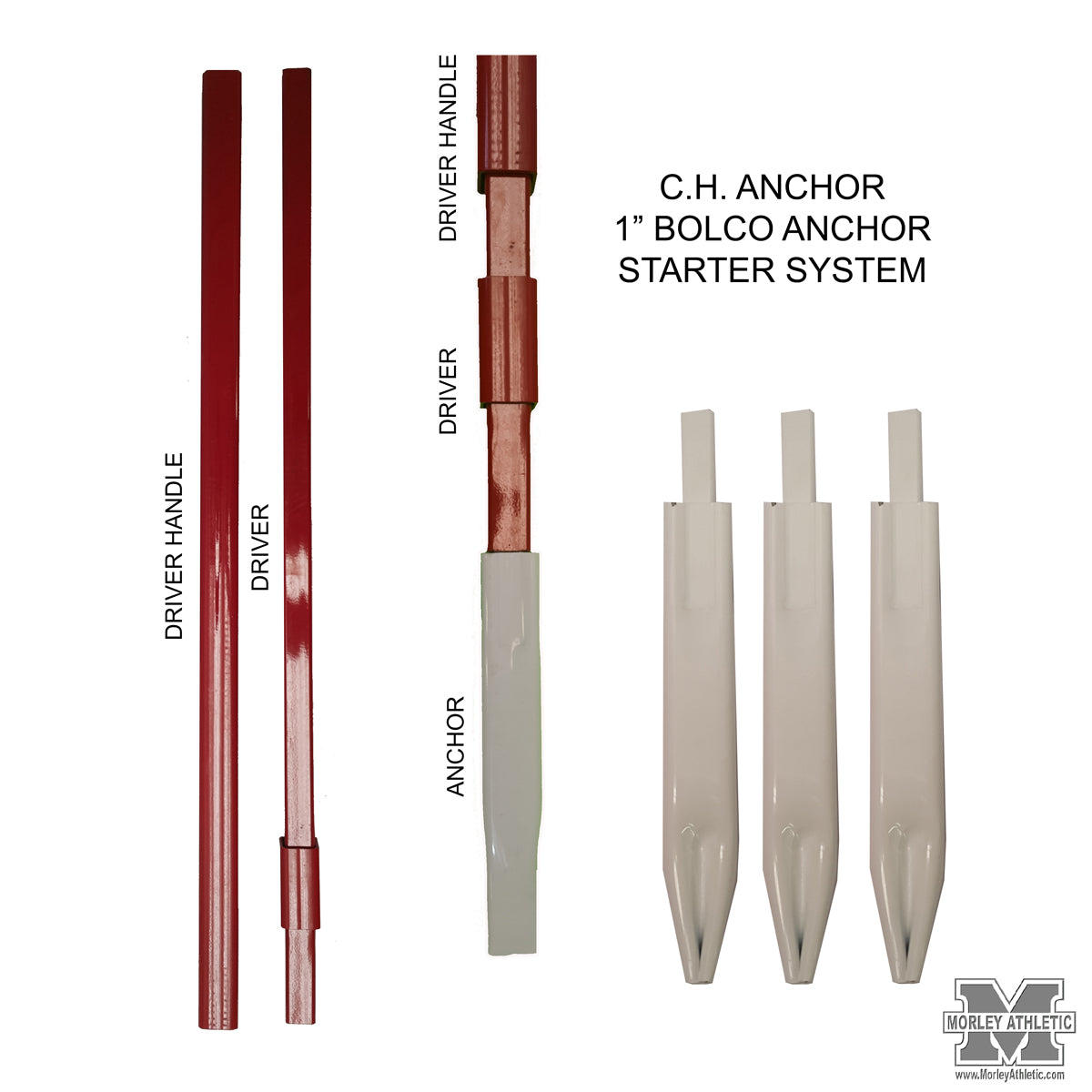 CH Anchors Starter System & Accessories 1" Bolco Starter System