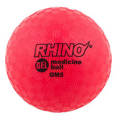 Rhino Gel Filled Medicine Ball 2 LB RED