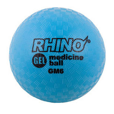Rhino Gel Filled Medicine Ball 4 LB BLUE