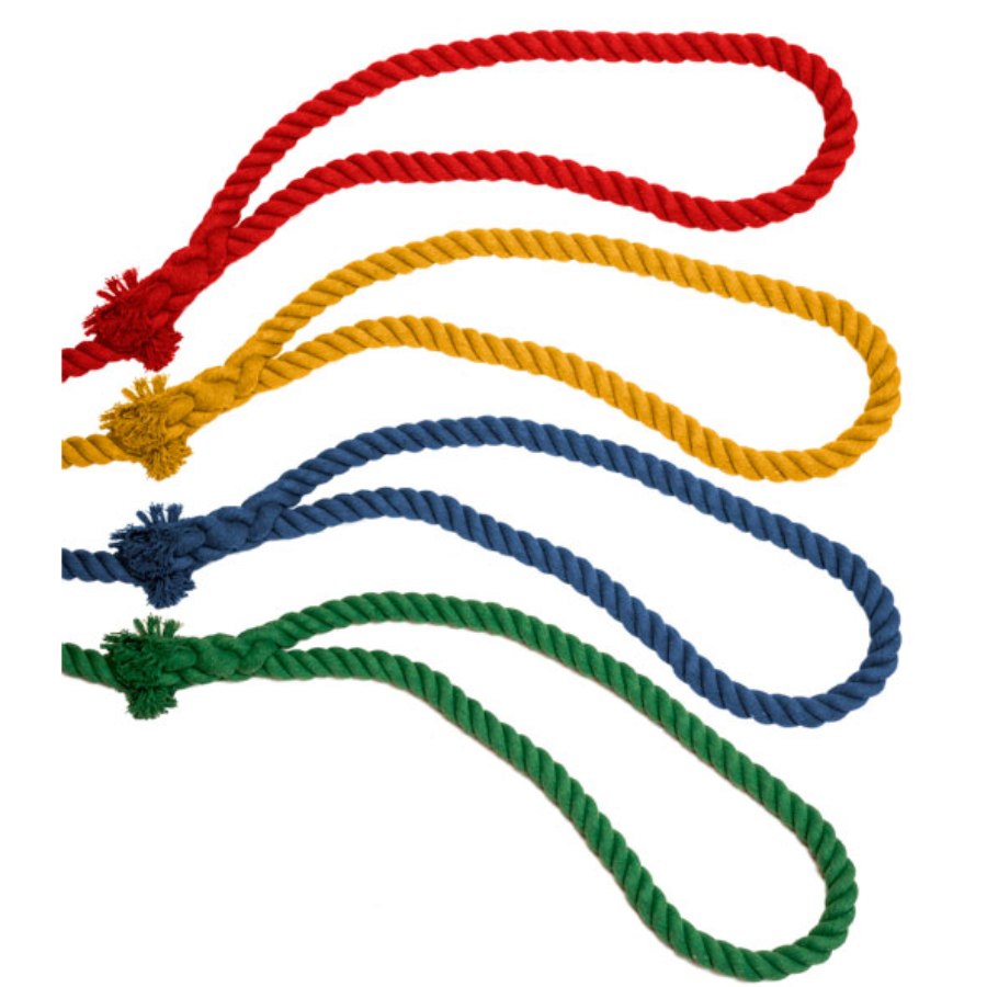 1" Diameter Polyester Tug Of War Ropes 4 Way