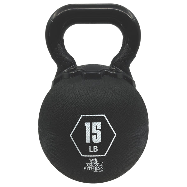Rhino Rubber Best Grip Kettlebell 15 lb Weight