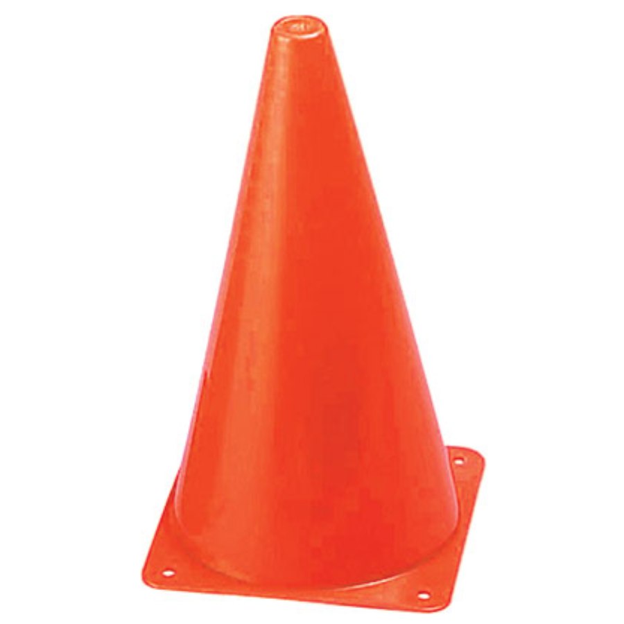 Orange Plastic Game Cones 9"