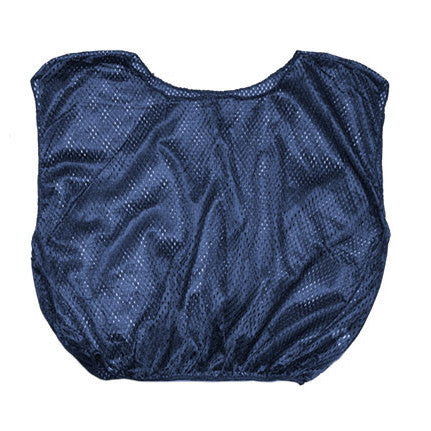 Adult Scrimmage Vests 100% Nylon Micro Mesh (Dozen) Navy / Youth