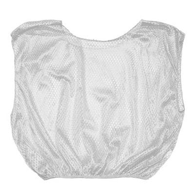 Adult Scrimmage Vests 100% Nylon Micro Mesh (Dozen) White / Youth