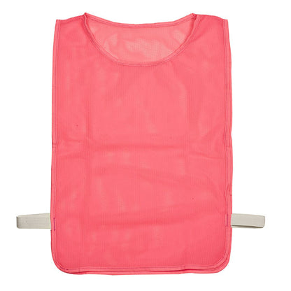 Deluxe Adult Nylon Mesh Pinnies (Dozen) Red