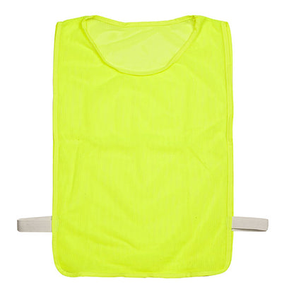 Deluxe Adult Nylon Mesh Pinnies (Dozen) Red