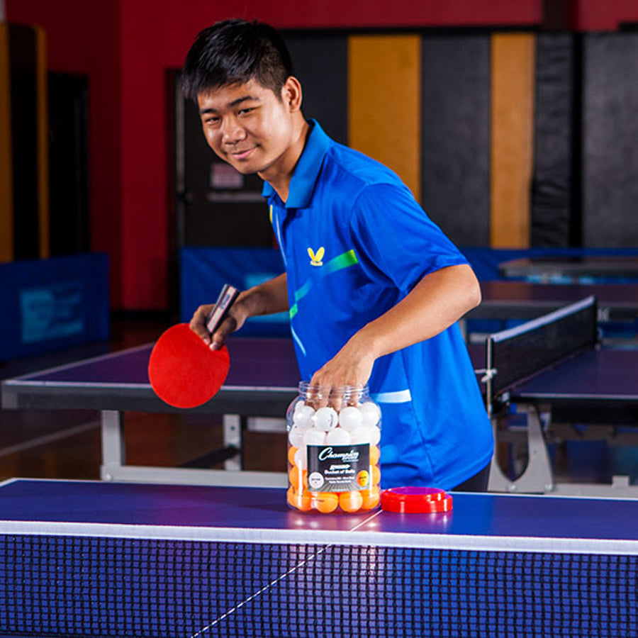 1 Star Tournament Table Tennis Balls - Bucket of 60 Balls