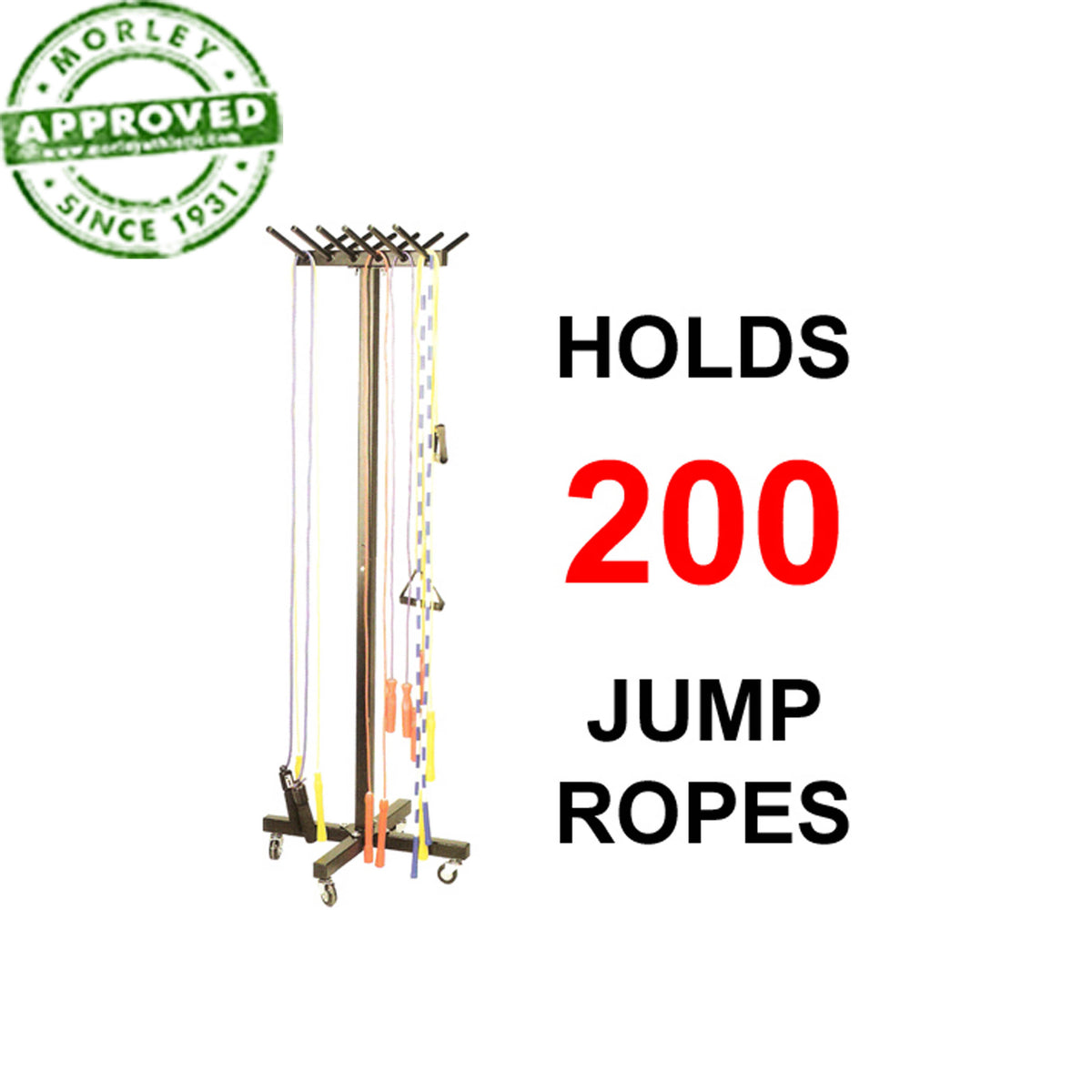 Jump Rope Title 200 Jump Rope Tree - Durable Steel & Easy to Move