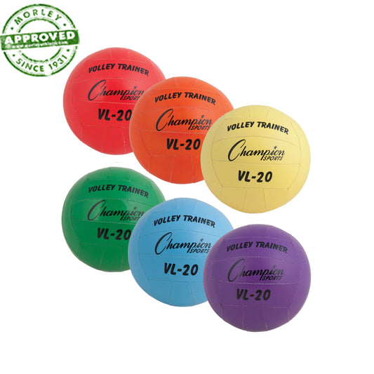 Champion Light Weight Trainer Volleyball Rainbow Set Of 6